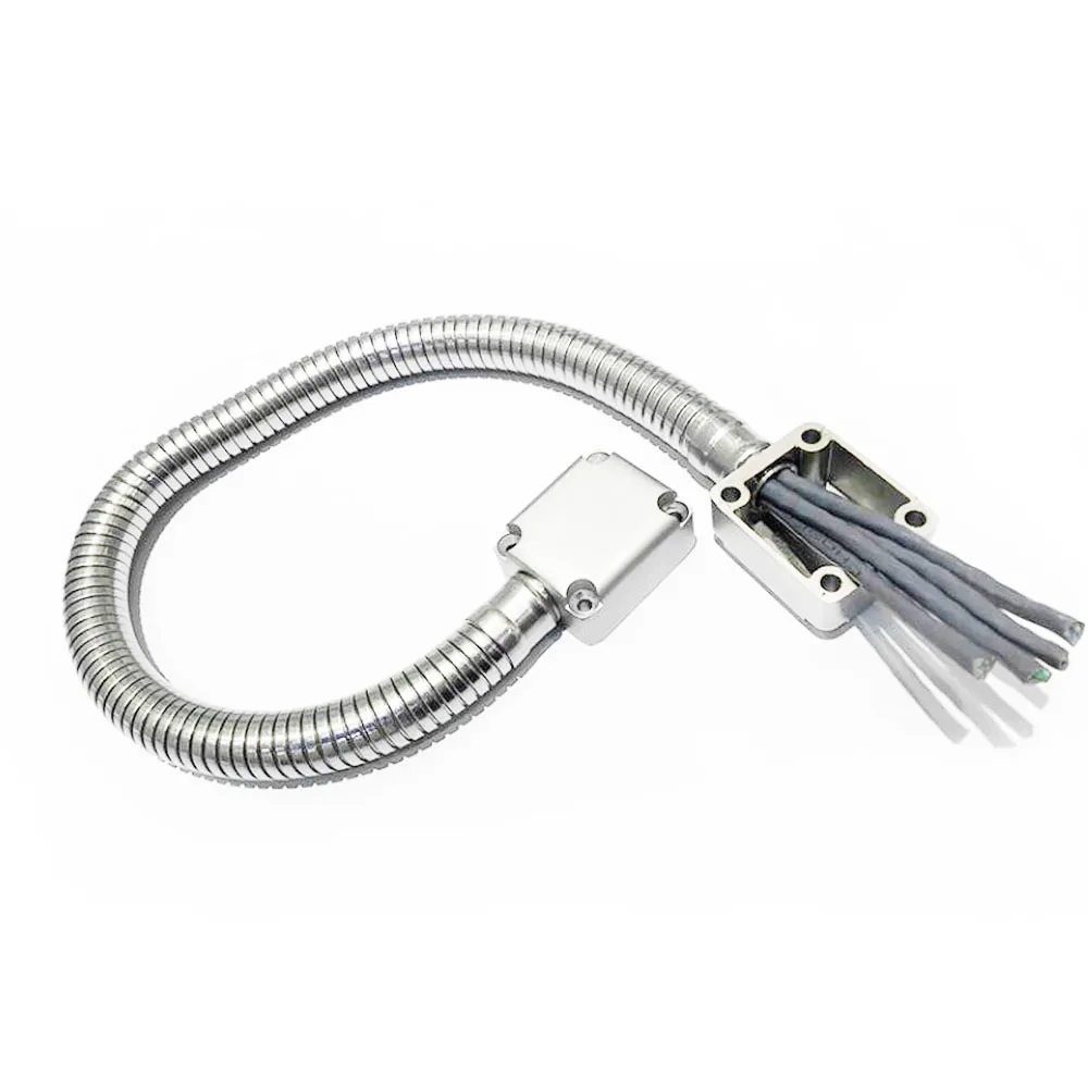 Metal Anti-pinch Cable Protector Wire Pipe Springe Cable Sleeve Door Loop For Door Electric Lock Access Control System