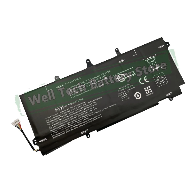 BL06XL Laptop Battery for HP EliteBook 1040 Folio 1040 1040 G0 1040 G1 1040 G2 1040 G0 Touch 1040 G1 Touch 1040 G2 Touch Series