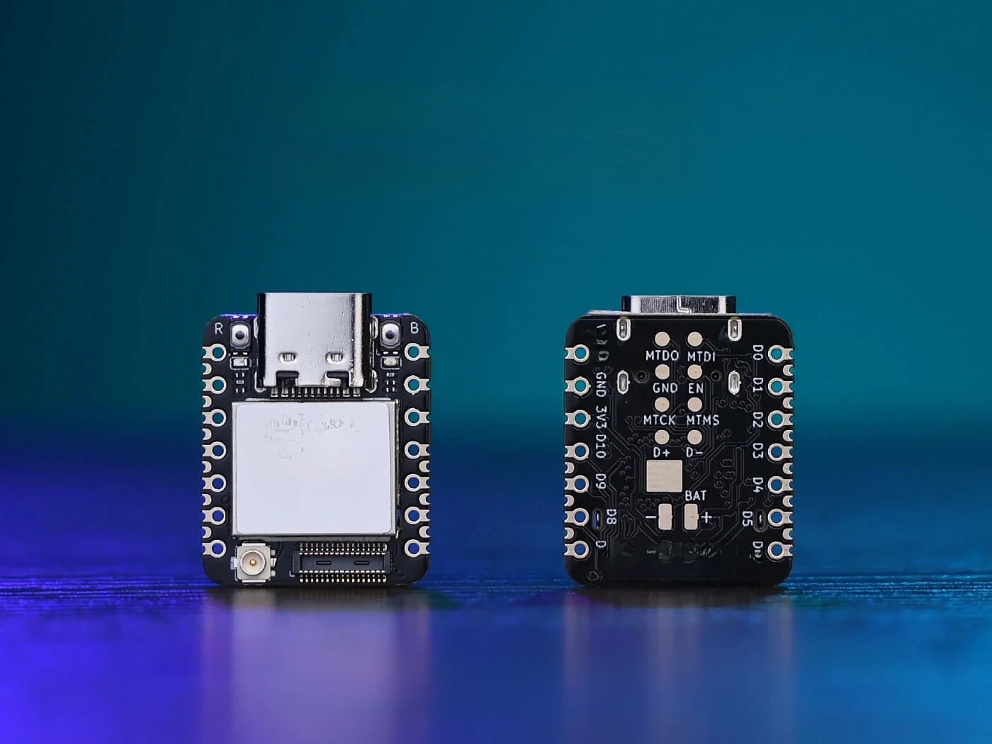 Płytka programistyczna XIAO ESP32S3 Plus, 20 pinów GPIO, WiFi 2,4 GHz, BLE 5.0, 8 MB PSRAM, 16 MB pamięci FLASH, dwurdzeniowy procesor ESP32-S3, obsługa ładowania akumulatora. — zdjęcie produktu 7