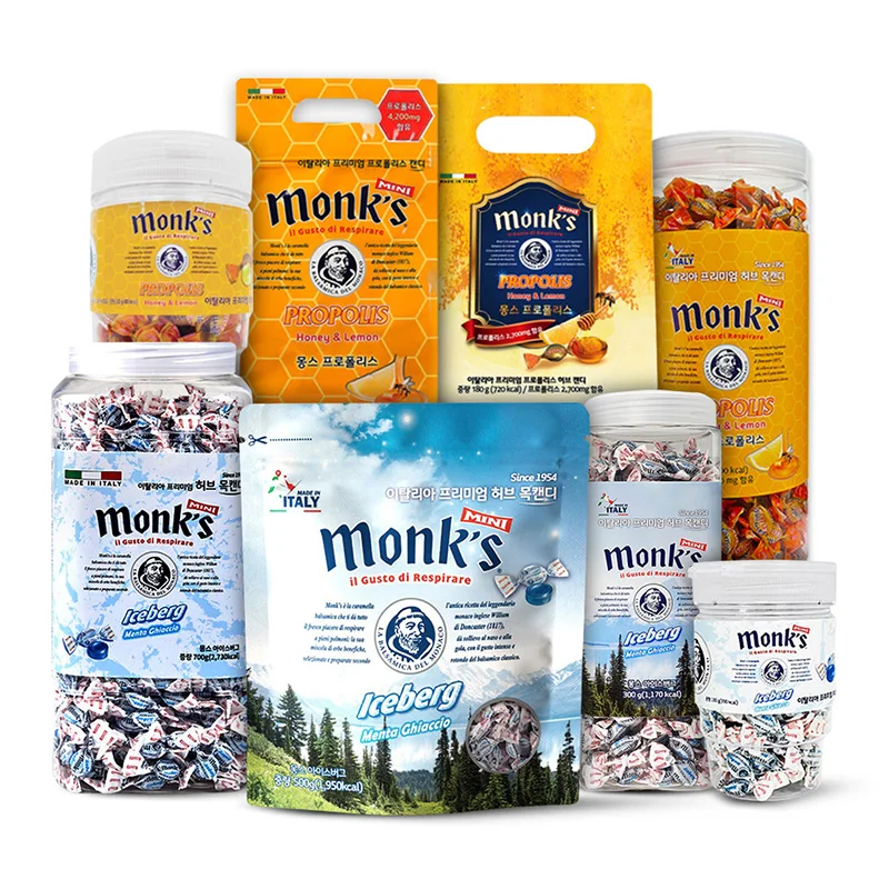 ITALY 프리미엄 허브 목사탕 프로 폴리스 사탕 100g ~ 700g