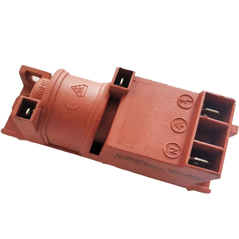 Ceramic Spark Electrode Igniter Kit, Propane Or Natural Gas Ignition Igniter, Two Outlets Gas Lighter 410mm Cable 220v