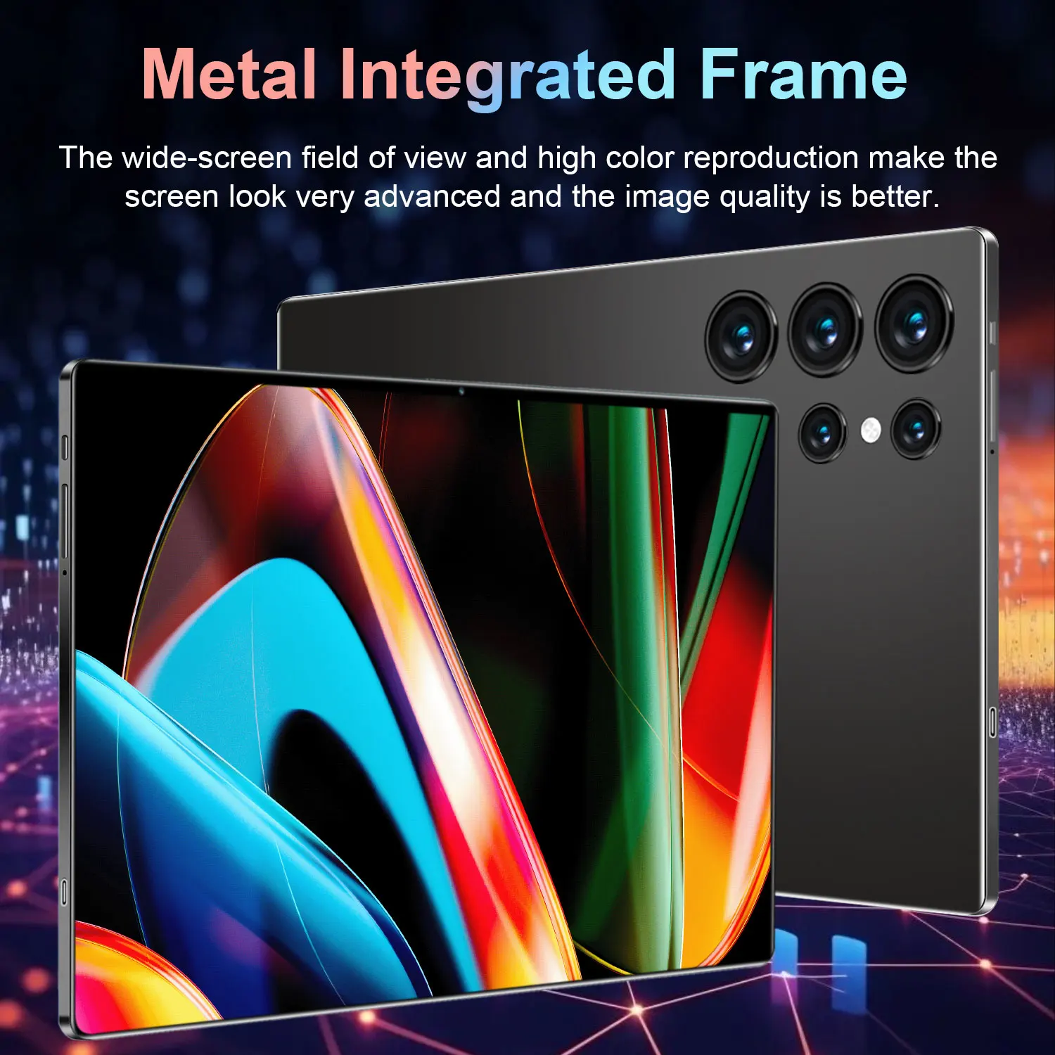High Rating 10.36" Android 13 14 Core Chip Multifunctional Touch Tablet,16Gb+1Tb,20000Mah Long Battery Life,Dual Sim 5g Stable Wifi, Slim Tablet for Family Entertainment