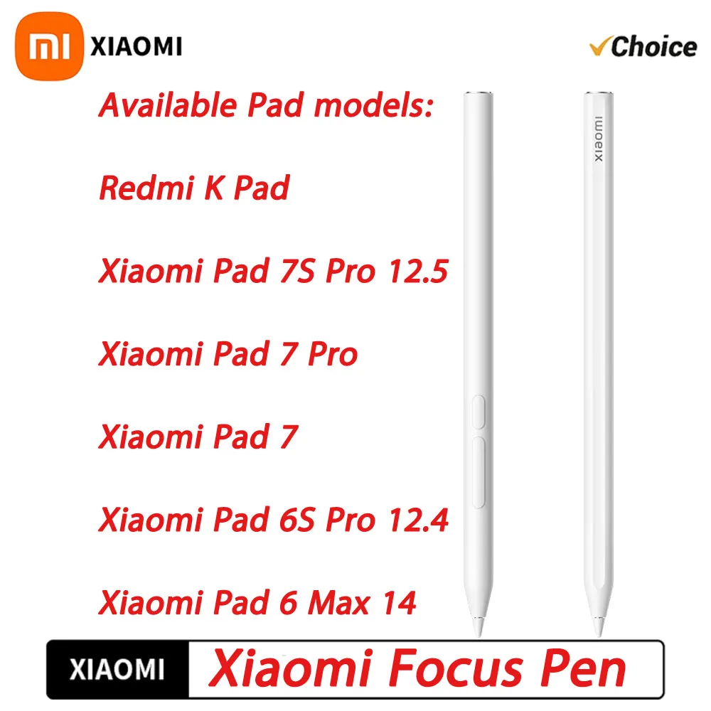 

Original NEW Xiaomi Focus Stylus Pen Tab 8192 level Sense Magnetic Drawing Writing Pencil -Chinese Version