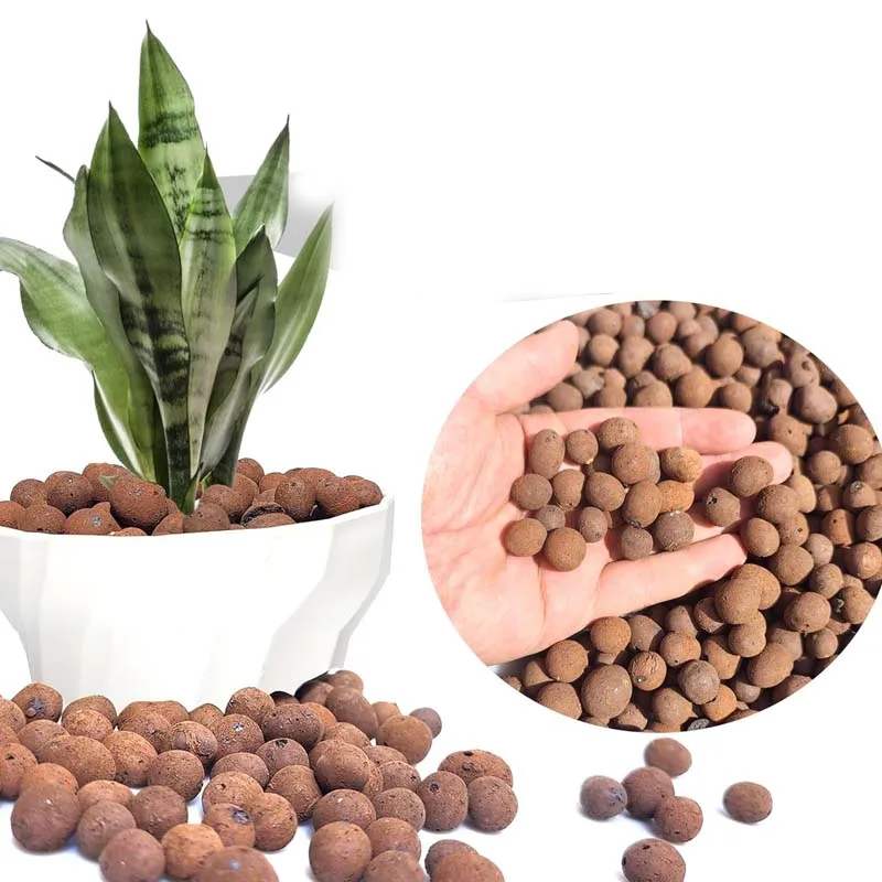 100/200/500g Clay Pebbles Hydroponic Rocks Organic Ceramsite Grow Media for Horticultural,Orchids,Drainage