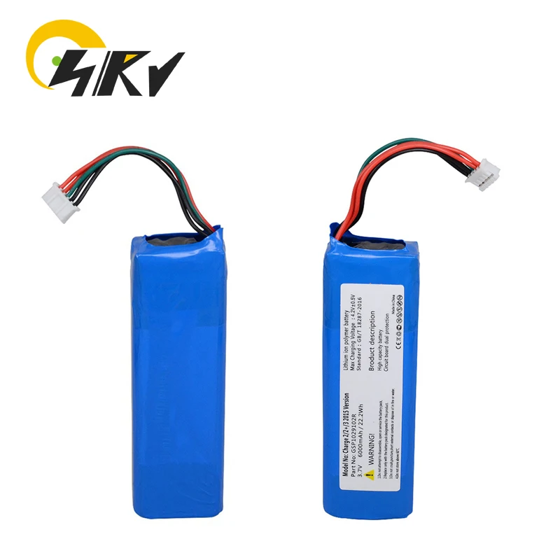 6000mAh GSP 1029102 Bateria R do JBL Charge 2 Charge 2+ Charge 3 2015 Wersja Charge 2 Plus GSP 1029102 R P 763098   Baterie głośnikowe