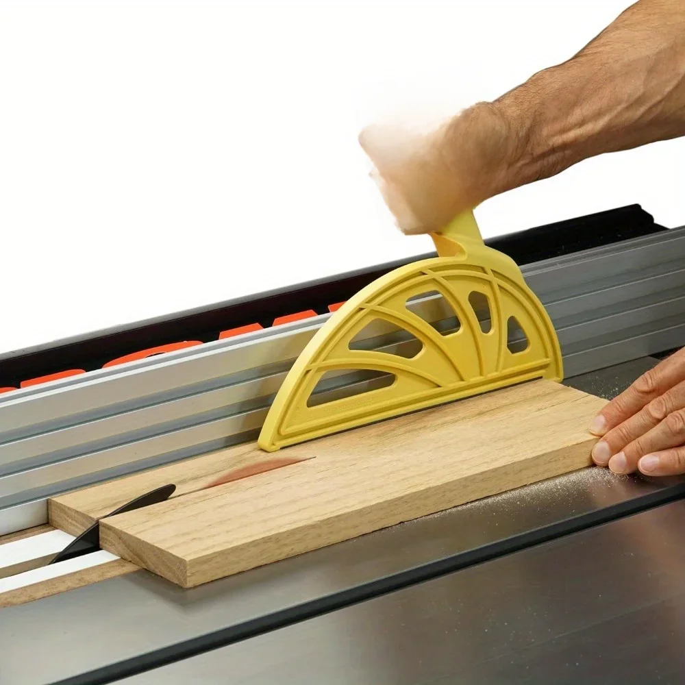1pc push block para serras de mesa, mesas de roteador e jointers, alça offset push stick