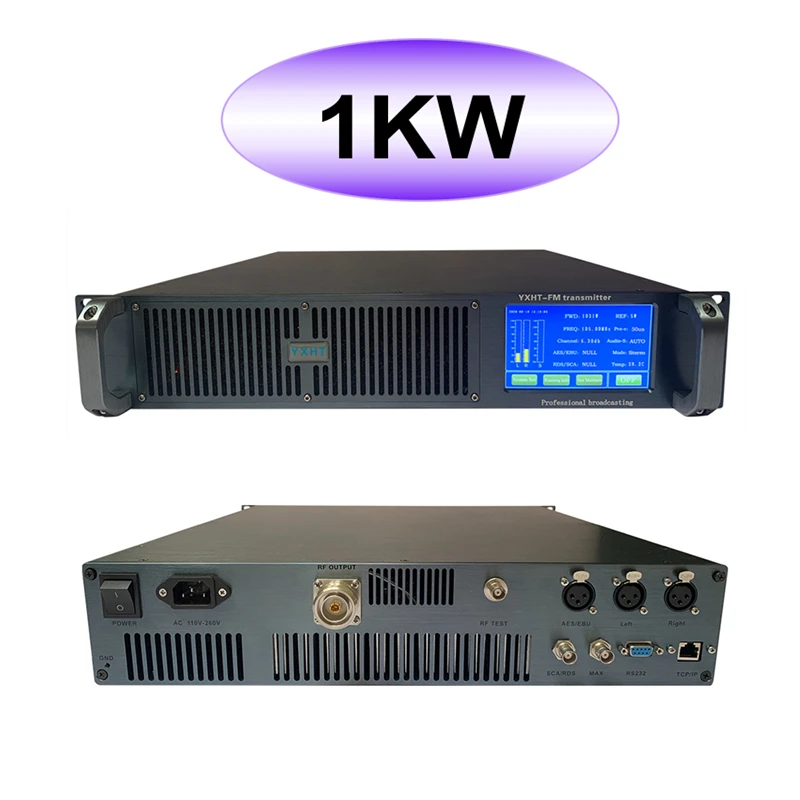 

[Promotion] YXHT-2, 1000W FM Transmitter 1KW Stereo Broadcast Equipment For School, Church, Radio Stations