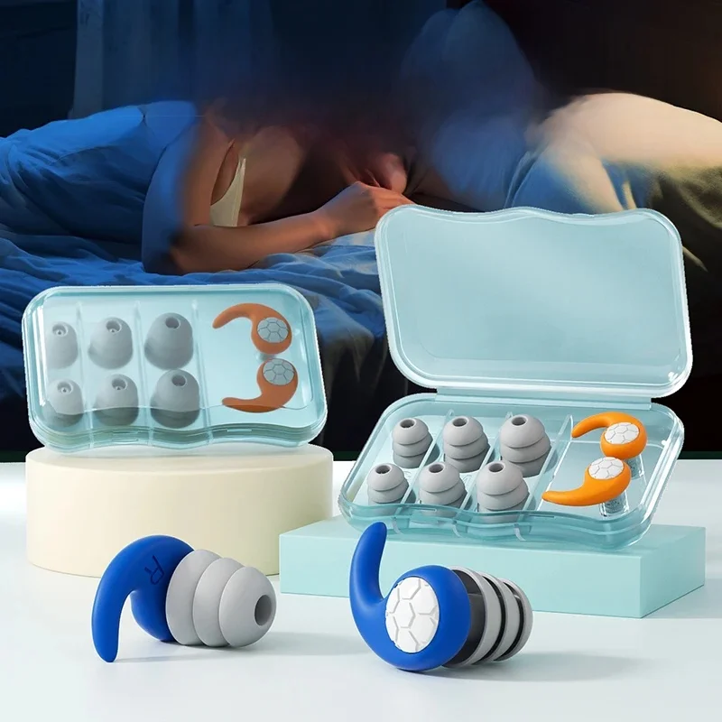 1 ensemble de bouchons d'oreille pour dormir Tapones Para Dormir réduction du bruit étanche natation bouchon d'oreille Protection Oordopjes ensemble de bouchons d'oreilles