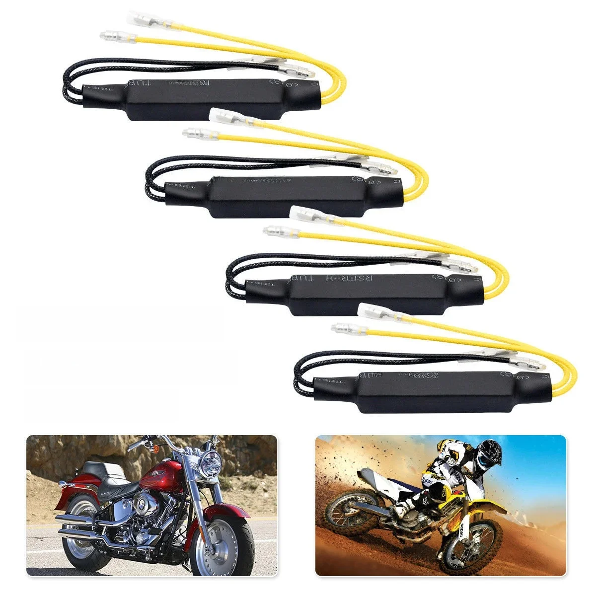 Résistance de charge d'indicateur 1/2/3/4 pièces 12V 21W, résout l'erreur de clignotant 26 Ohm, clignotants LED, décodeur de défauts, clignotant de moto