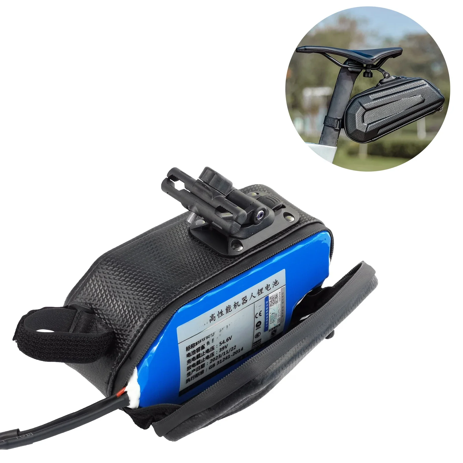 21700 E-Bike Lithium-Ionen-Akku 36V 48V 10Ah Samsung 50E für 0-500W Fahrrad, Roller, Elektrofahrzeug mit wasserdichter Tasche