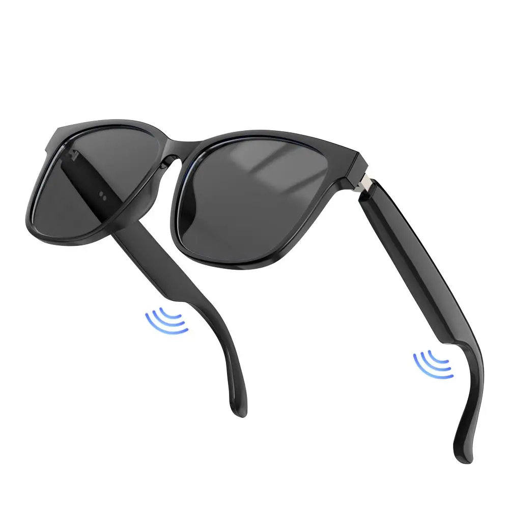 Gafas de Sol Inteligentes Bluetooth 5.4 con Música y Llamadas, Control Táctil, Lentes Polarizadas UV400 y Carga Magnética 3