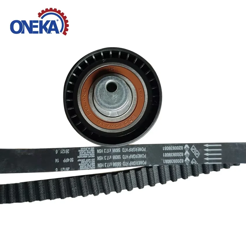 ONEKA Engine Timing Belt Kit 130C17480R 8200908180 8200939081 for Dacia Logan Sandero Renault Sandero/Stepway Petrol 1.4L 1.6L