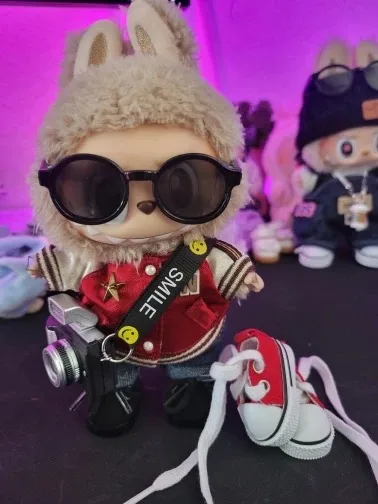 

Mini Plush Doll'S Clothes Outfit Accessories For Korea Kpop Exo Labubu V1 V2 V3 Idol Dolls Goose Dinosaur Macaron Clothing Gift