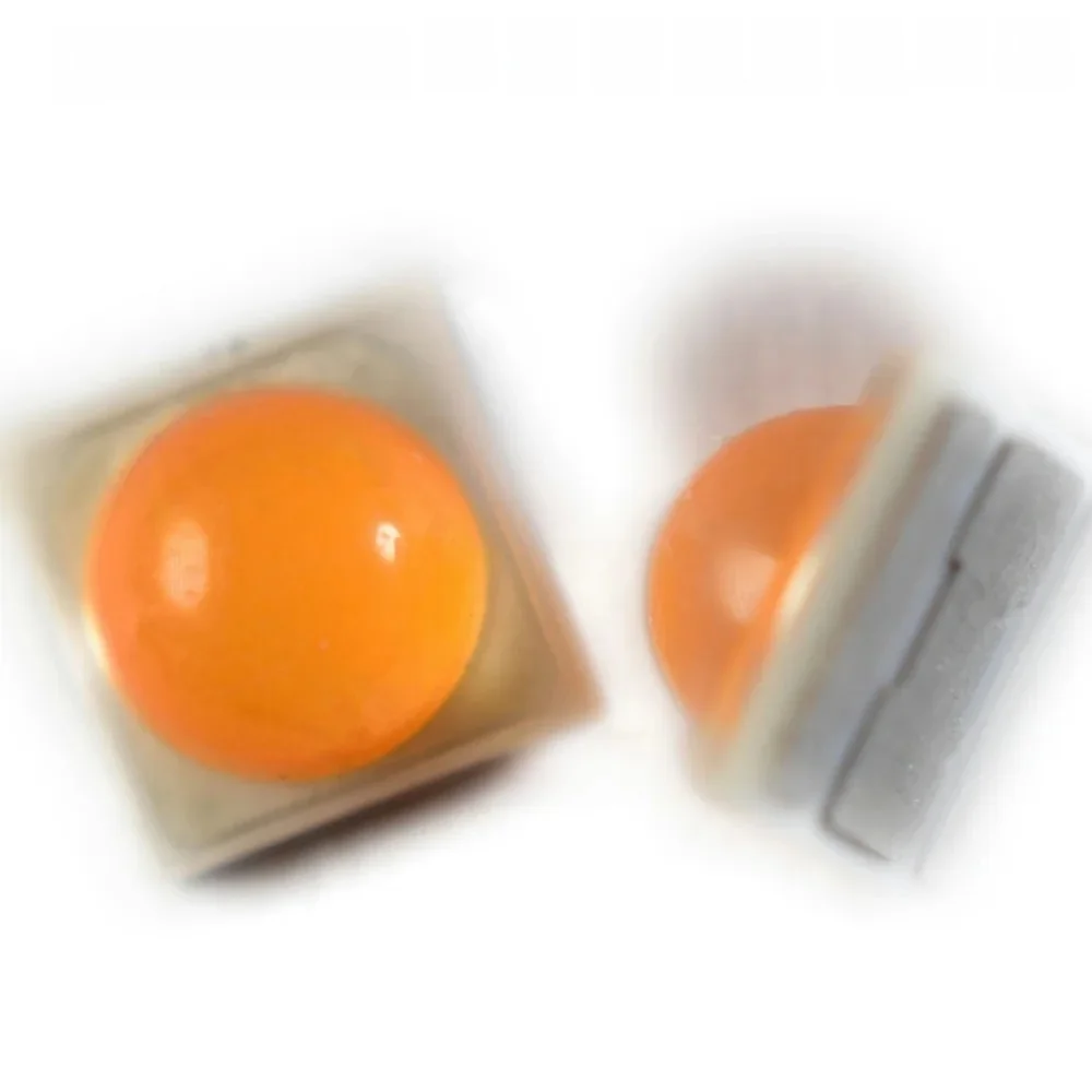 20 sztuk 3535 3W dioda SMD LED 3V-3.6V1000ma AMBER 1800k podczerwień głęboki czerwony 610nm 615nm czerwony niebieski zielony żółty — zdjęcie 2