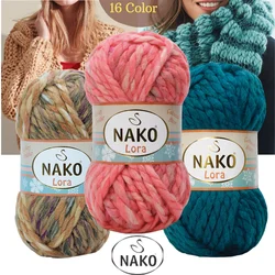 Wool Hand Knitted Yarn - 22 Color Options - 35 Meters(100gr) -  Knitting Yarn Ball - Nako Lora - Premium Acrylic - Cardigans - Scarf - Beanie  - Hobby  - Sweater - Shawl - Vest - Blanket - Accessory - DIY