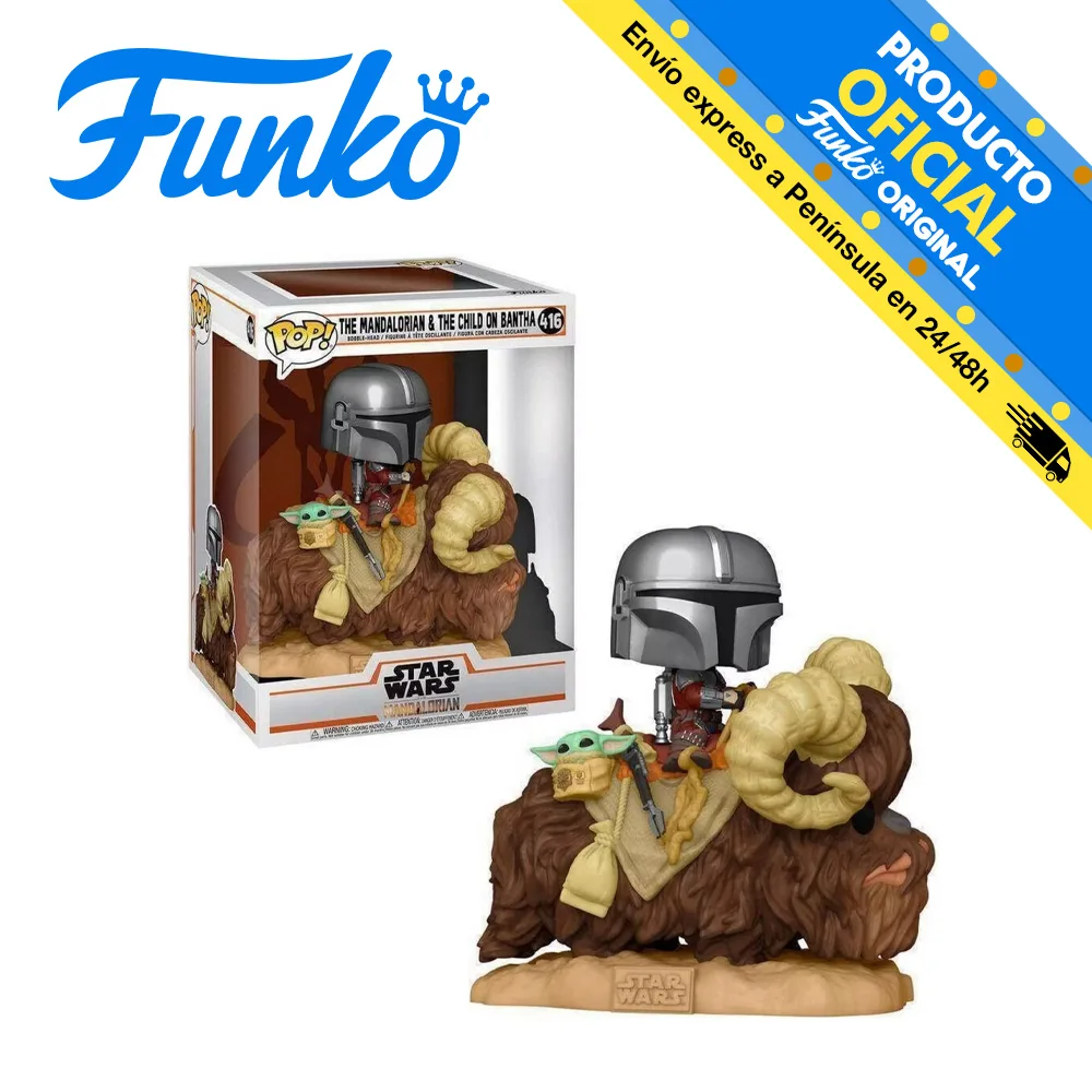 مراجعة شاملة لـ FUNKO POP! The Mandalorian – Mandalorian و Child في Bantha Deluxe (الرقم 52373: تجربة جمع فريدة وتفاصيل لا تُضاهى