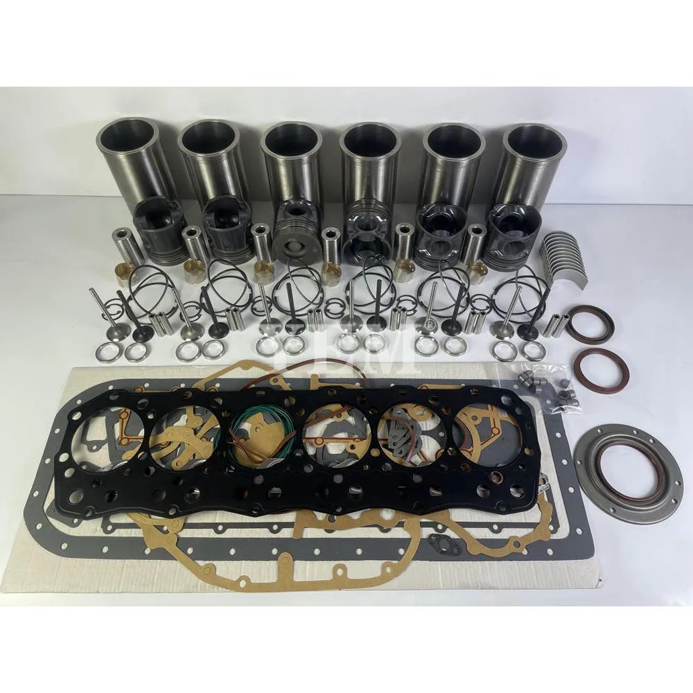 

FOR MACHINERY ENGINE PARTS 6DF20-18 CYLINDER LINER KIT WITH GASKET KIT & ENGINE BEARING THRUST WASHER VALVE