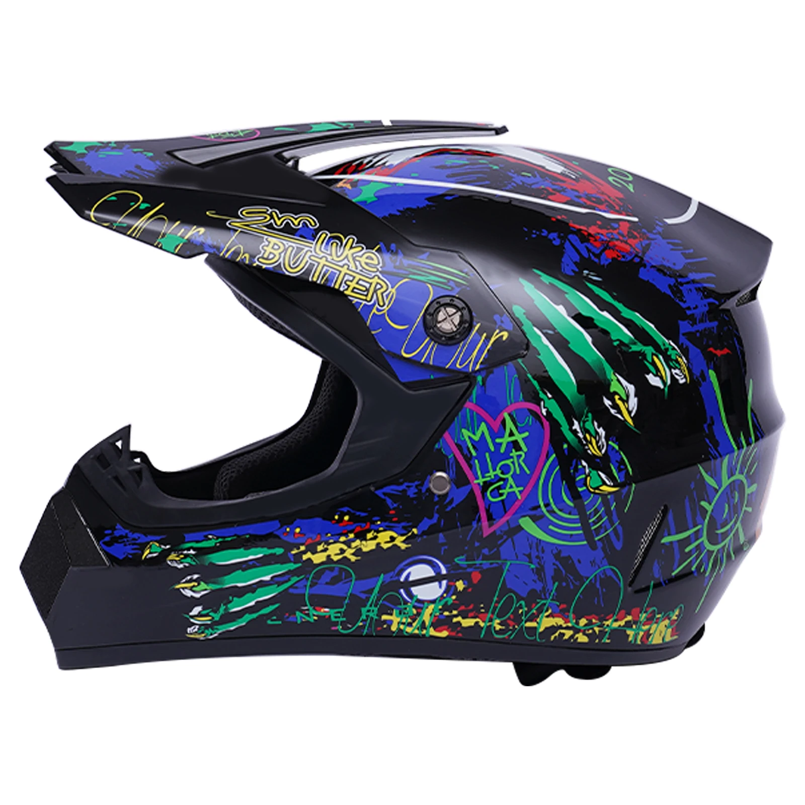 Casco de motocicleta con guantes, juego de casco de motocicleta, kit de casco de motocross