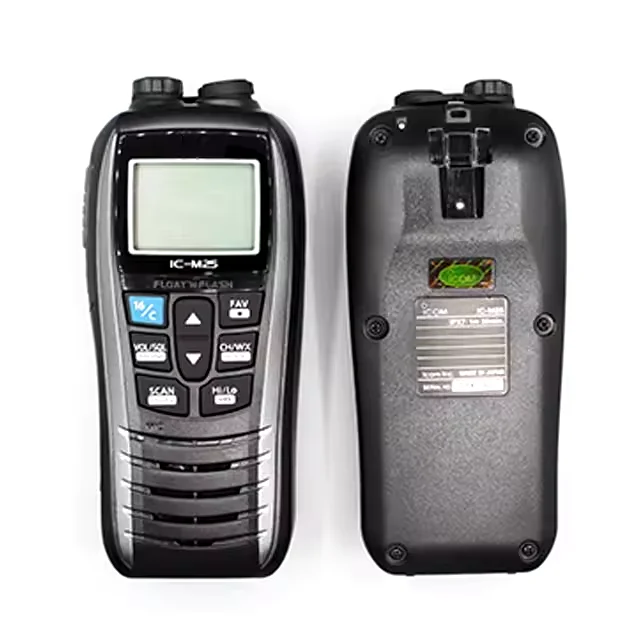 radio-marina-vhf-ic-m25-leggera-e-impermeabile-ipx7-walkie-talkie-portatile-ricetrasmettitore-marino