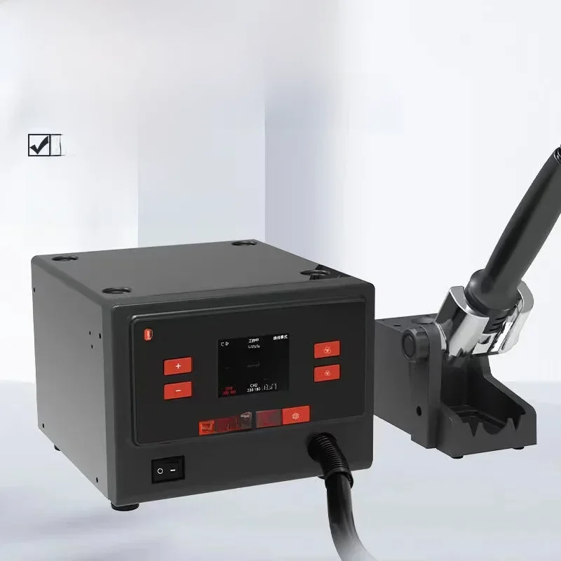 YCS R1 Pro 1000W Inteligentna stacja lutownicza Pistolet na gorące powietrze z 4 dyszami do telefonów komórkowych CPU IC BGA SMT Stacja lutownicza Narzędzia — zdjęcie 2