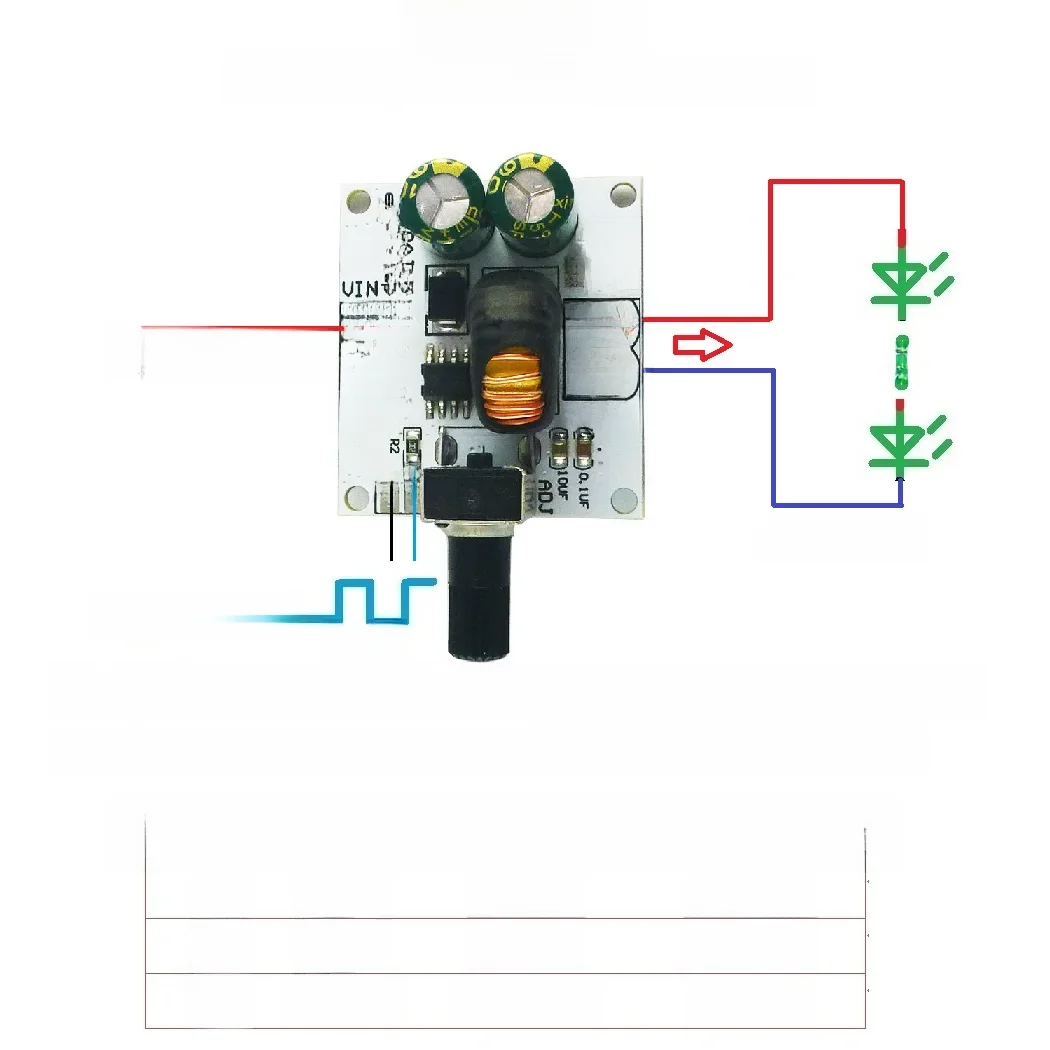 Wysokiej mocy DC 6-50V uchwyt ściemniający moduł sterownika LED 0-3A regulowany stały prąd DC-DC konwerter kontroler latarki LED — zdjęcie 2