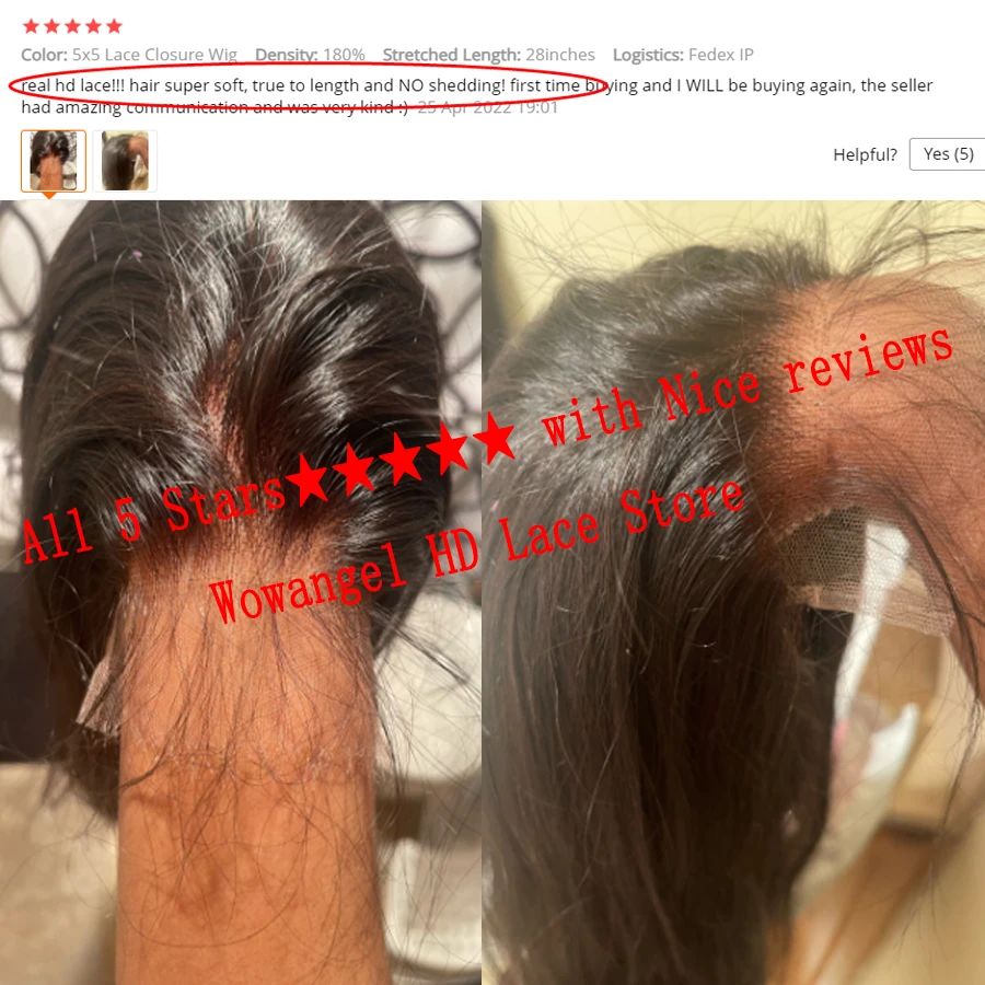 13x6 HD Full Lace Frontal Perücken 250% Unsichtbare HD Lace Front Echthaarperücken Gerade Hautschmelzende Vorgezupfte Brasilianische Haarperücke – Detail 6