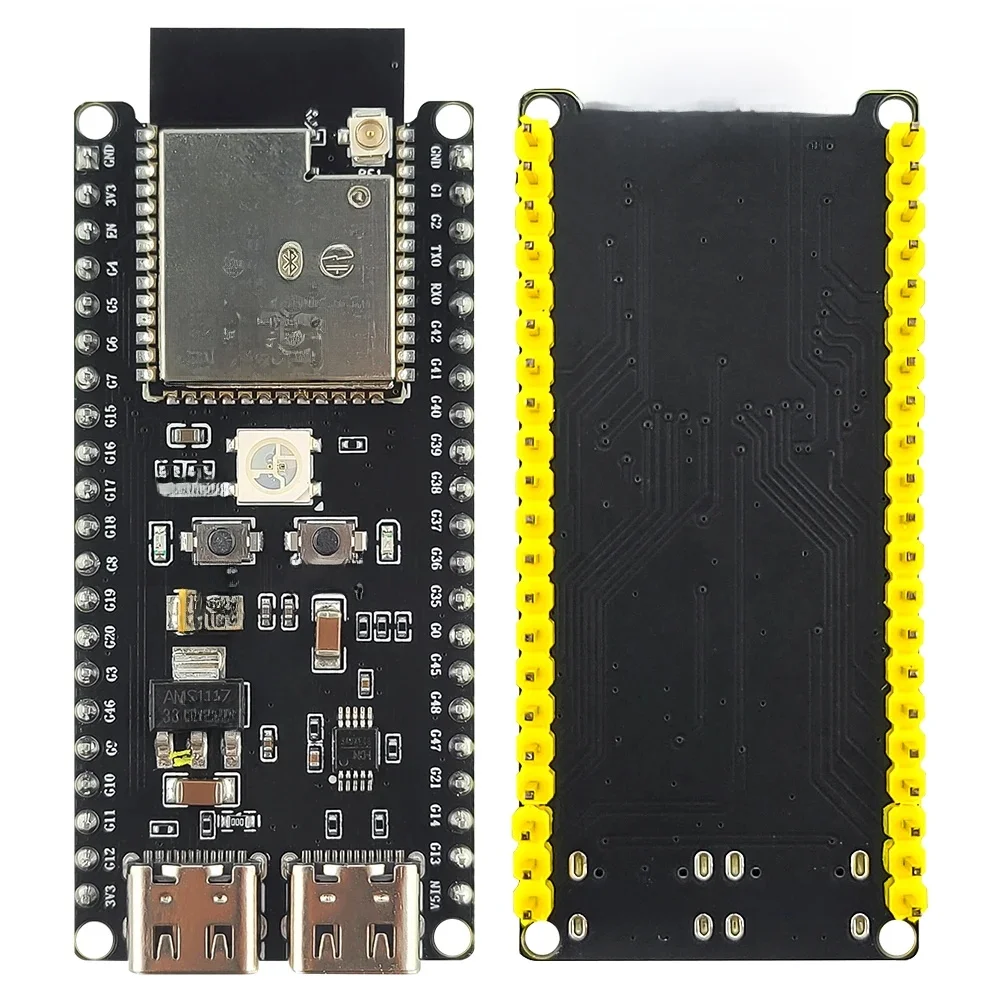 Płytka rozwojowa ESP32-S3-DevKitC-1 z modułem BT 2.4G Wifi dla Arduino, 8MB PSRAM, 16MB FLASH N16R8, 42-pinowa, CH340C, Type-C, ESP32S3 — zdjęcie produktu 7
