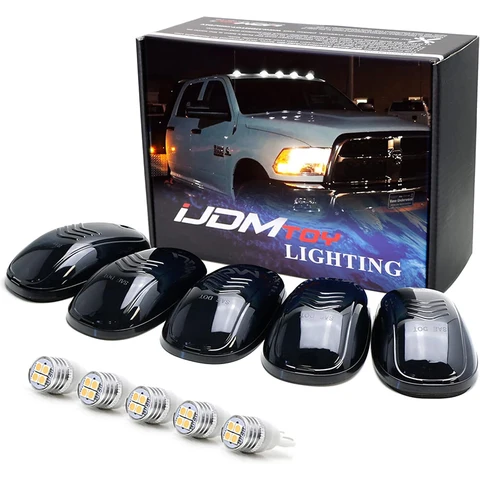 Ходовые огни на крышу кабины, совместимые с Chevrolet Dodge GMC Ford RAM Nissan Toyota Trucks, 5 шт., подсветка на крышу