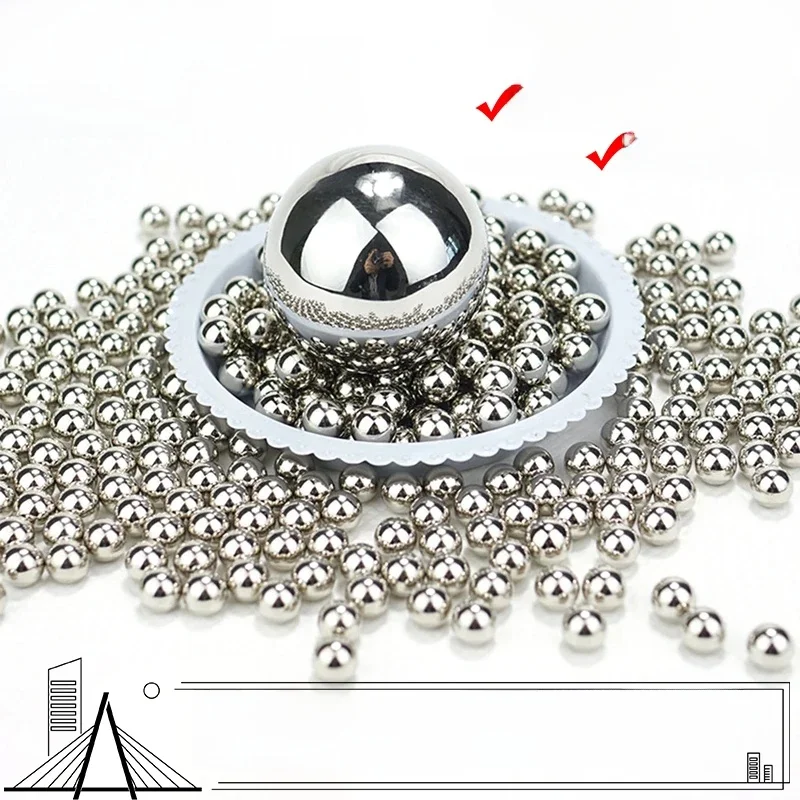 AliExpress NONE 300pcs GCR15 Bearing Steel Balls G10 High Precision Bearing Steel Ball for Bike CNC 1/1.2/1.5/1.588/2/2.361/2.397/2.381~3.949mm