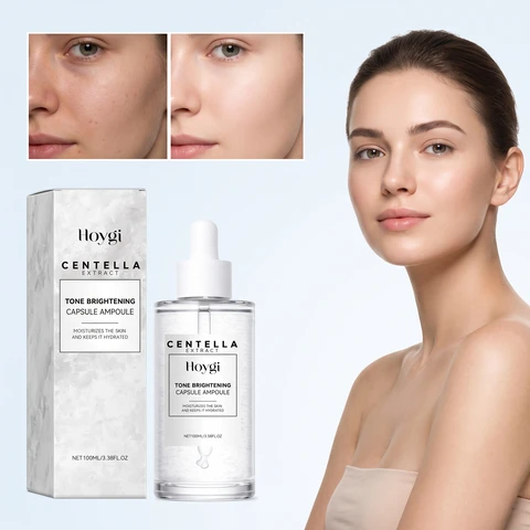 100ML Centella Face Serum Deep Moisturizing Improve Skin Texture Nourishing Pores Enhance Smoothness Glowing Non-greasy Daily Care Face Serum