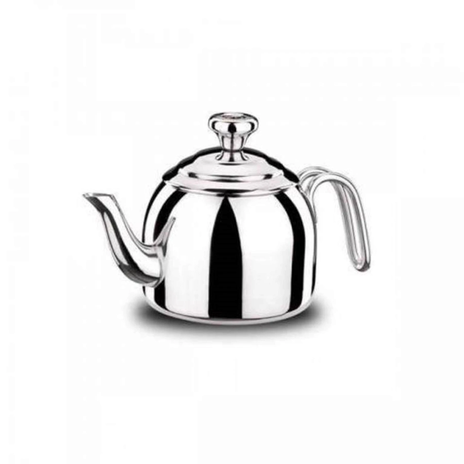 Korkmaz Droppa Turkish Teapot Set Stainless Steel Double Kettle Tea Maker Midi 2.3L/77.7FlOz Maxi 3.4L/115FlOz Mega 5.5L/186FlOz