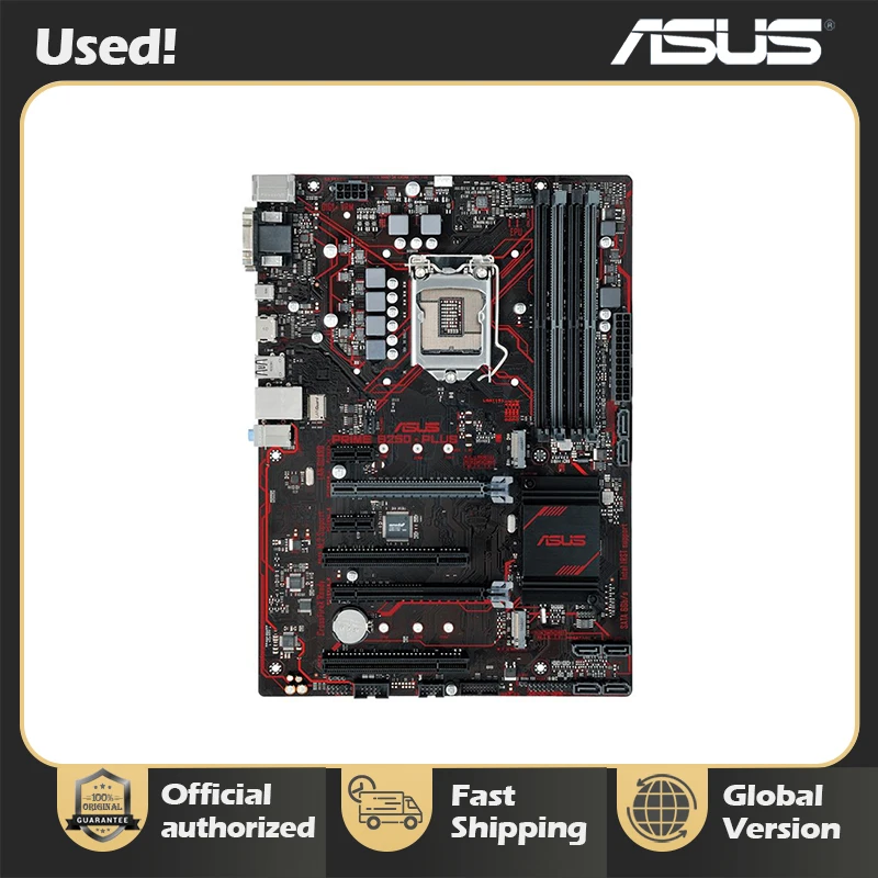 Asus-prime-デスクトップマザーボード,b250proソケット,lga 1151,ddr4,b250,sata3,usb 3.0