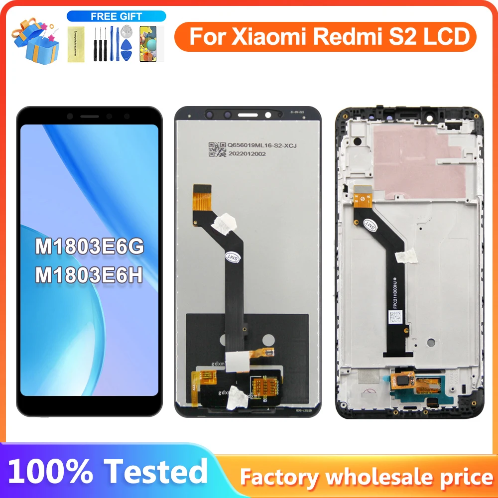 For Xiaomi Redmi S2 LCD Display Touch Screen Digitizer Assembly with Frame For redmi s2 lcd Phone Pantalla