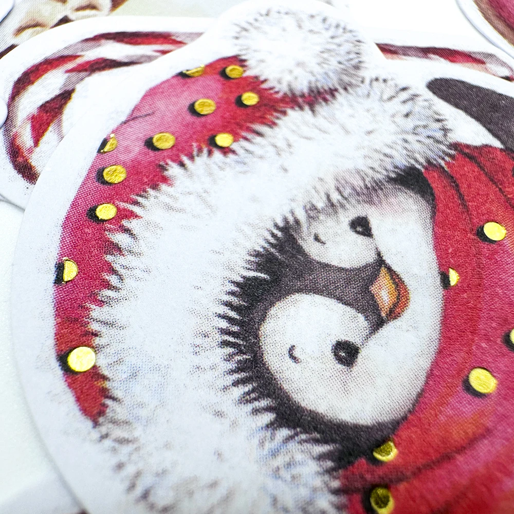 Creative Path 150 Stück Scrapbooking-Stanzformen Ephemera Weihnachten Pinguin Schneemann Ausgestanzte Papierausschnitte für Journaling und Kartenherstellung – Detail 12