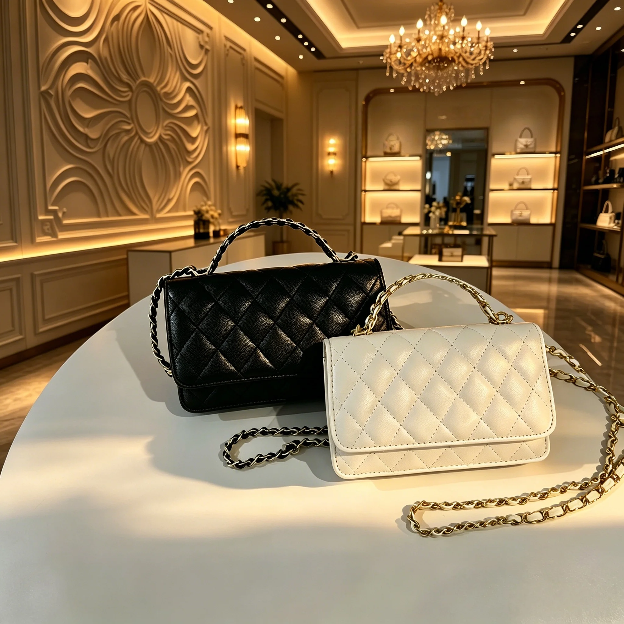 

2026 New Luxury Classic Chain Crossbody Bag down details 20*4*12cm