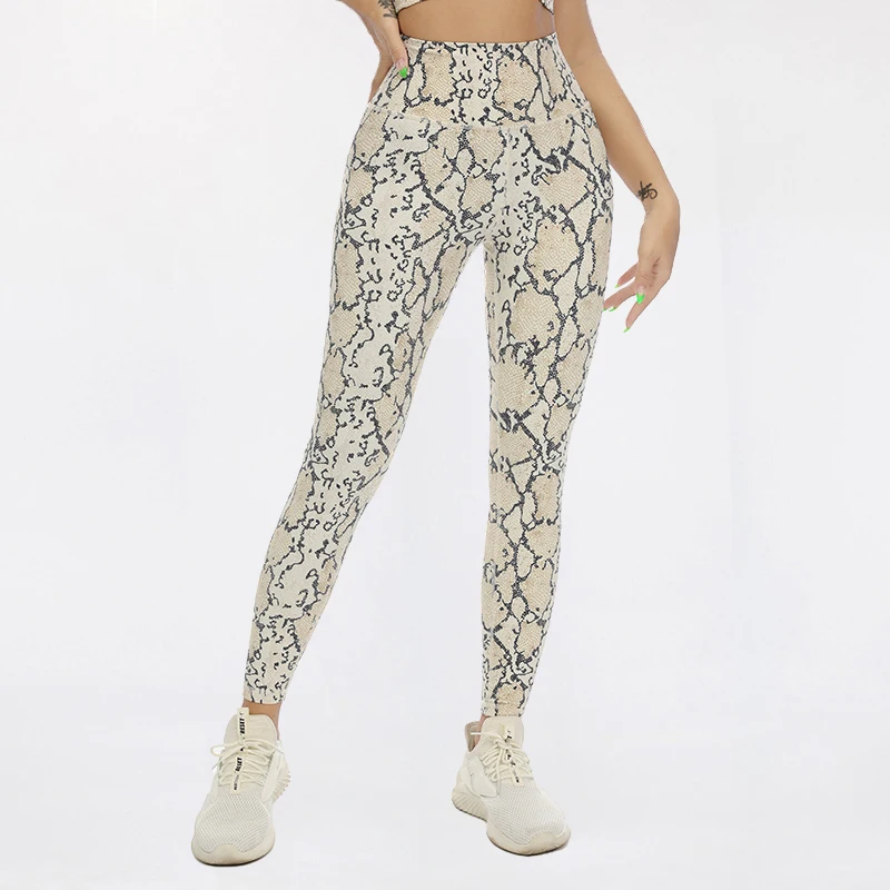 

Sexy and Beautiful Python Print Buttocks Yoga Pants