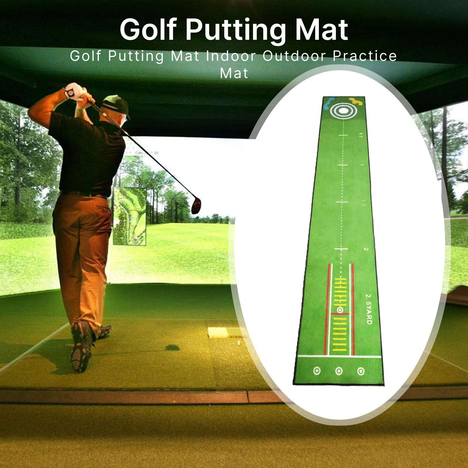Golf Putting Mat Tr…