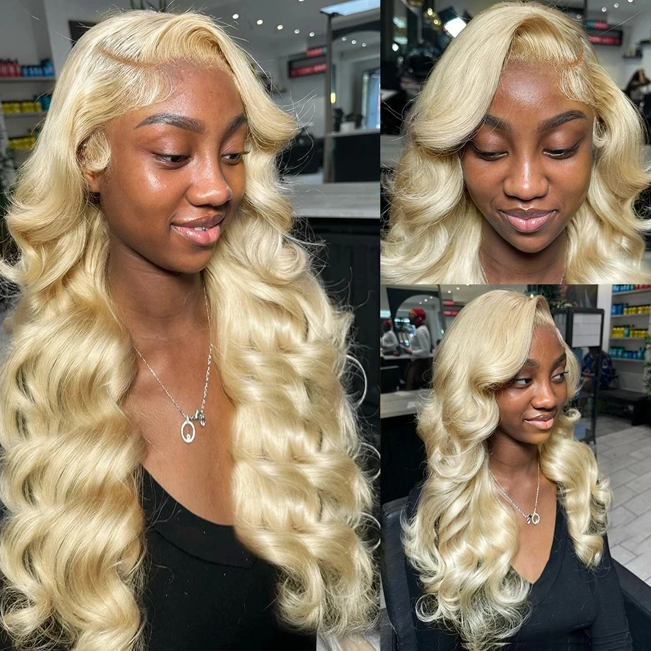 Braziliaanse 30 40 Inch Body Wave 613 Honingblonde Transparante Kant Voorkant Menselijk Haar Pruiken 13X6 Lace Frontale Pruik Gekleurde Pruik