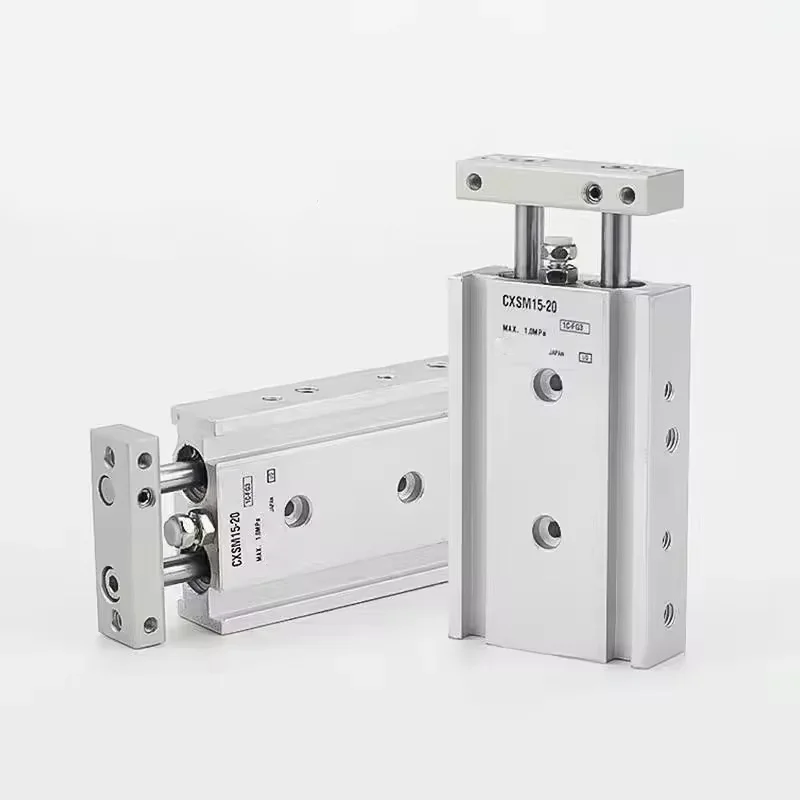 Type Dual Axis Double Rod Cylinder CXSM6/10/15/20/25/32-30-40-50-60-75-100-125 Pneumatic Power with Bearing Core Components