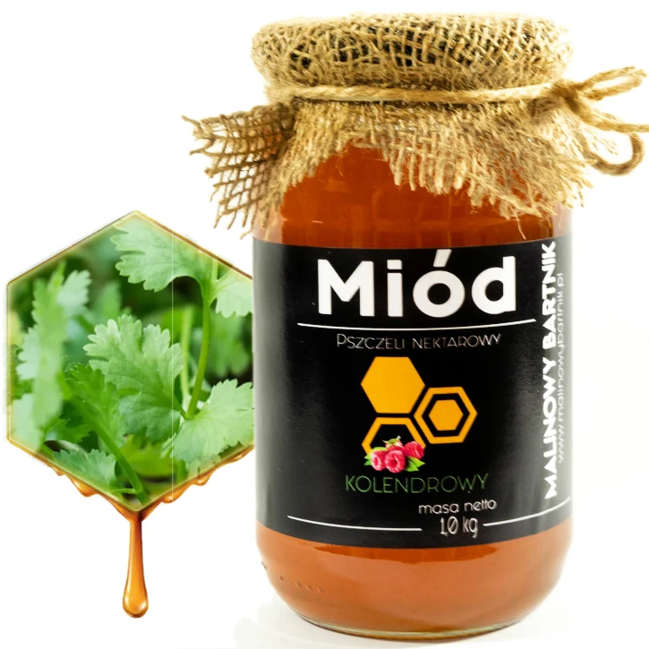 MIÓD KOLENDROWY 1 KG - Tegoroczny zbiór 2024
