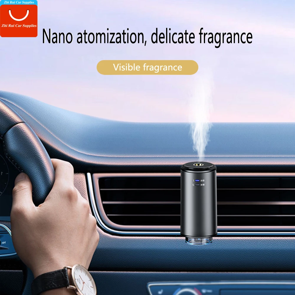 Car Air Freshener Air Outlet Intelligent USB Charging Spray Perfume Diffuser Flavoring Supplies Interior Accessories Deodorizer