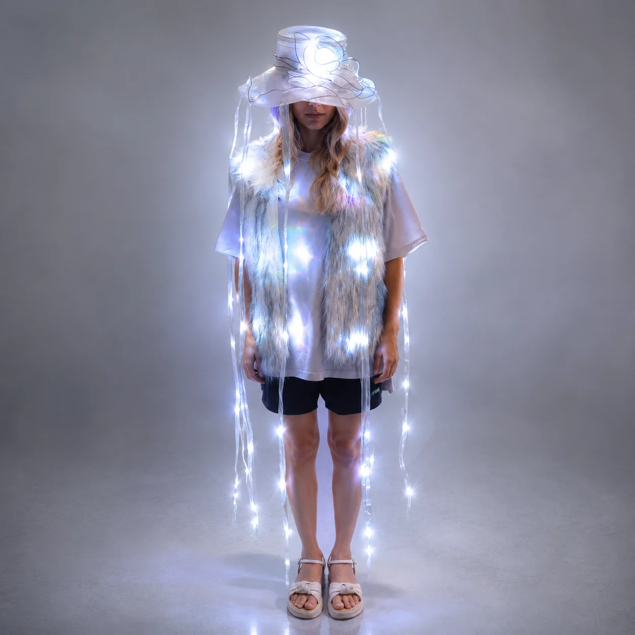 Sombrero de Medusa LED, Lumino - Event Party Dj reseña y precio