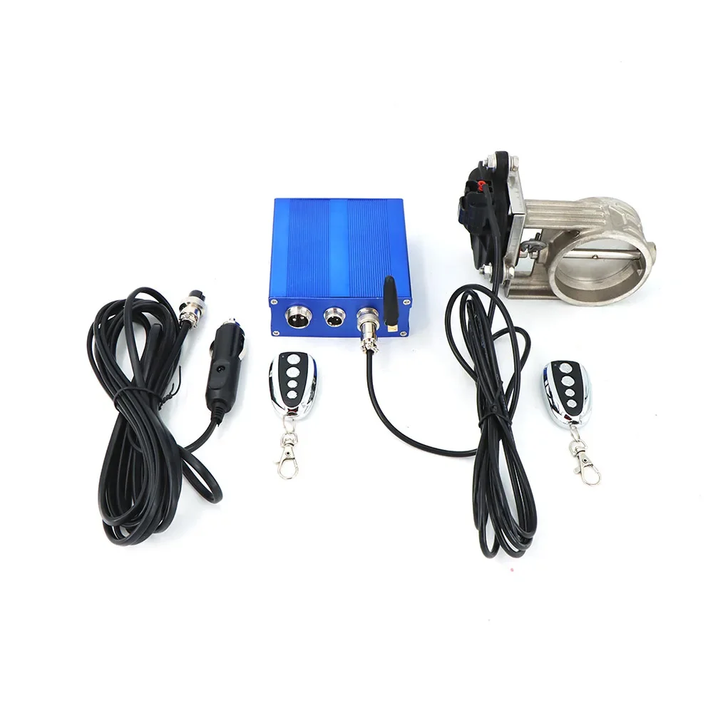 Auto Accessoires 2 "/2.25" /2.5" /2.75 "/3" vacuüm uitlaat afgesneden elektrische regelklep kit met vacuümpomp - afbeelding 2