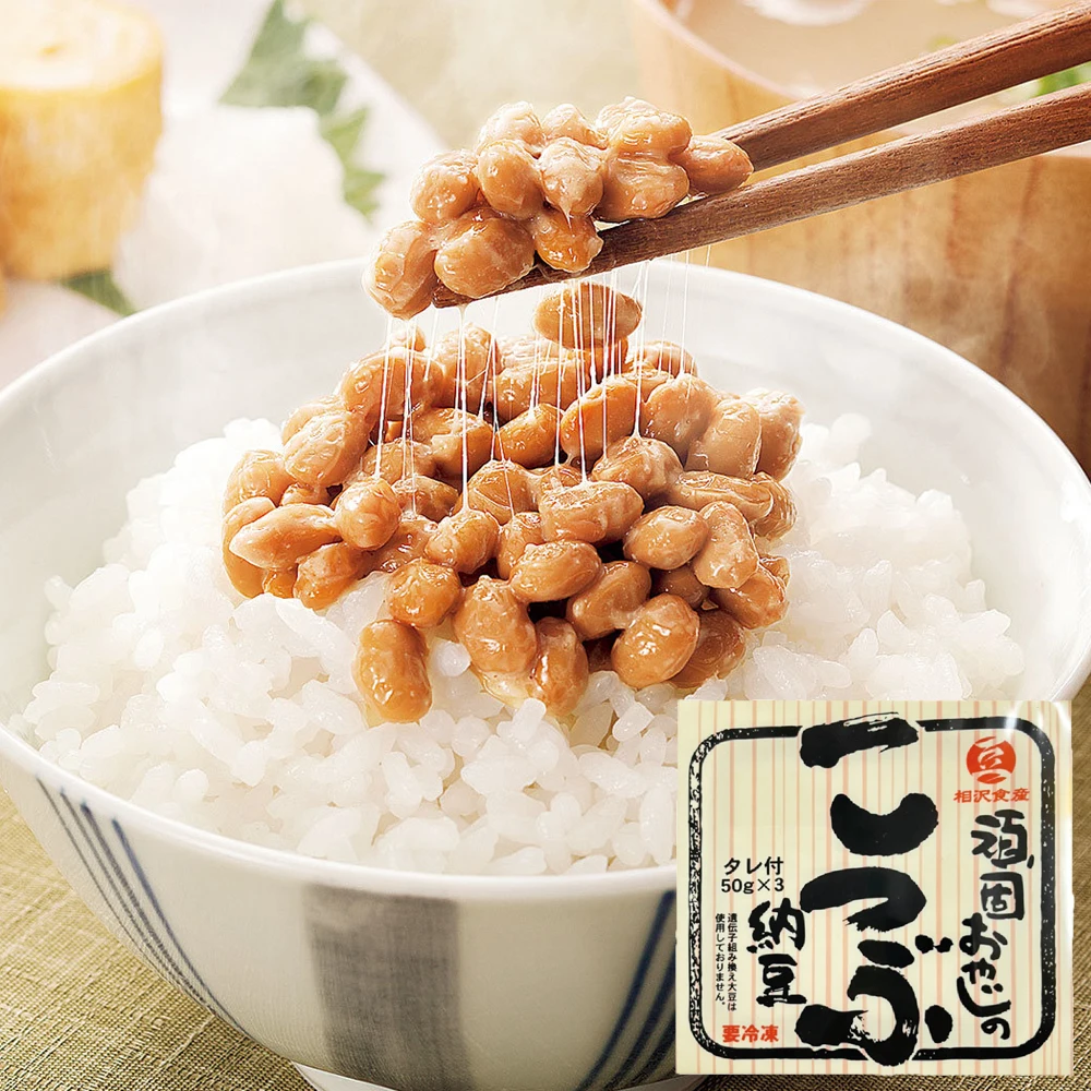 Shigaya Natto 50g *3 Packs 2 Sets (Total 6 Packs), Shigaya Natto