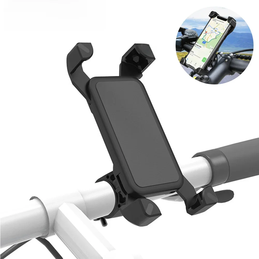 AliExpress cycle zone Universal Motorcycle Bicycle Phone Holder Anti Shake Bike Mobile Cellphone Holder for IPhone Samsung