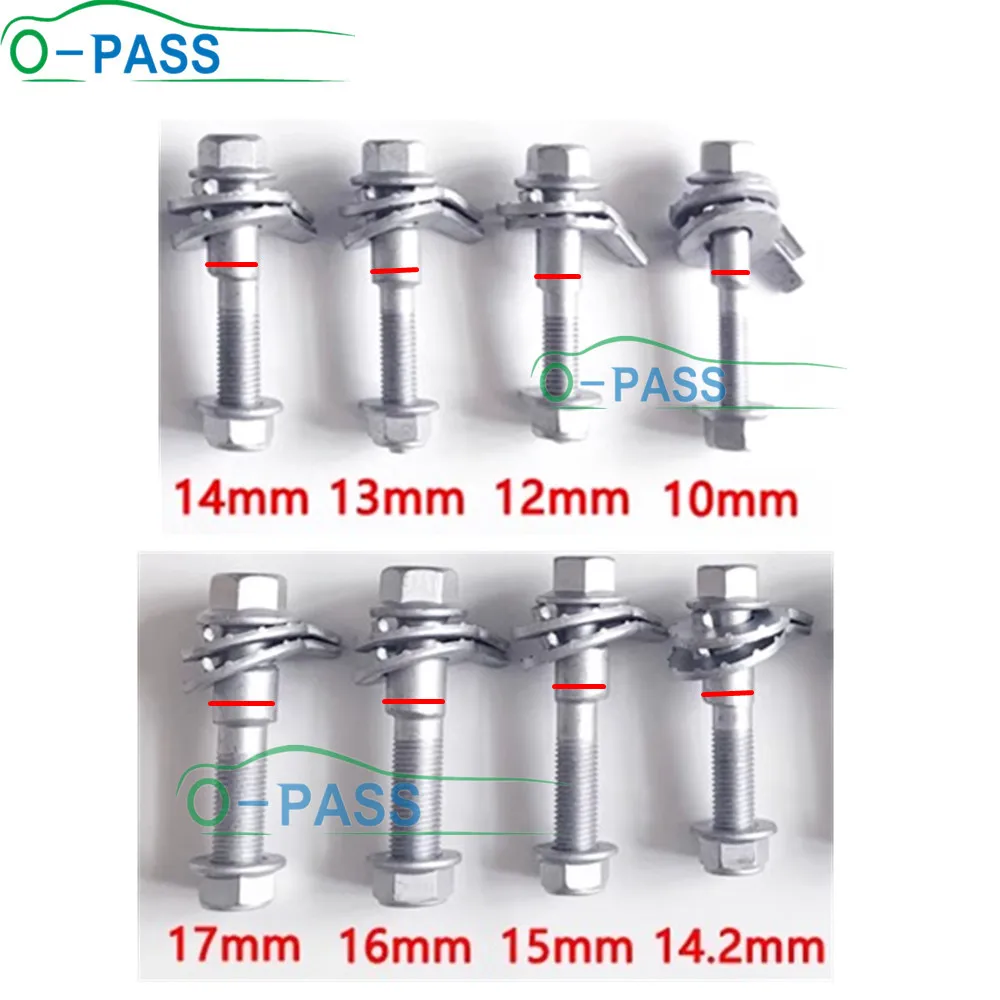 

12,9 уровень, болт регулировки развала, инструменты для ремонта, автомобильный винт для выравнивания четырех колес, эксцентриковый винт для автомобиля, 10 мм, 12 мм, 13 мм, 14 мм ~ 17 мм
