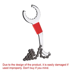 Bộ dụng cụ sửa chữa xe đạp, loại bỏ vô lăng, bộ ngắt mạch hiện tại, máy chiết xuất, chìa khóa xe đạp, hỗ trợ băng cassette, bộ trích xuất bộ 8 Trình chiết hiện tại xe đạp bán hàng chính - №3