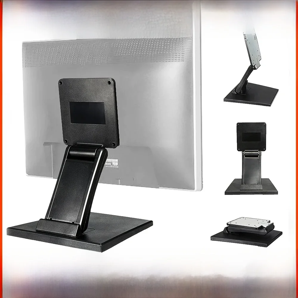 14-24 "uchwyt do monitora stacjonarnego z otworem VESA składany stojak na ekran telewizora uchwyt do montażu na ekranie metalowy wspornik do biura w domu szkoła — zdjęcie produktu 7