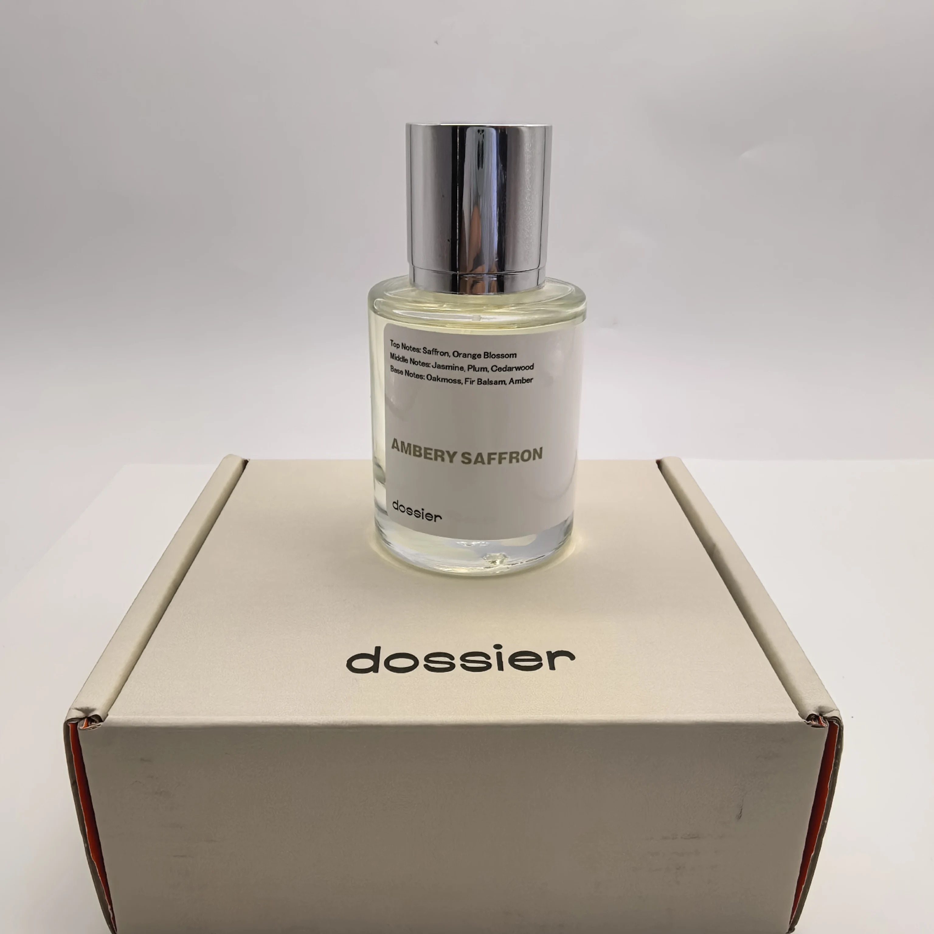 Dossier Ambery safran 1,7 Oz (50 ml) Eau de Parfum Spray Parfum Parfum Unisexe Parfum Spray NOUVEAU DANS LA BOÎTE