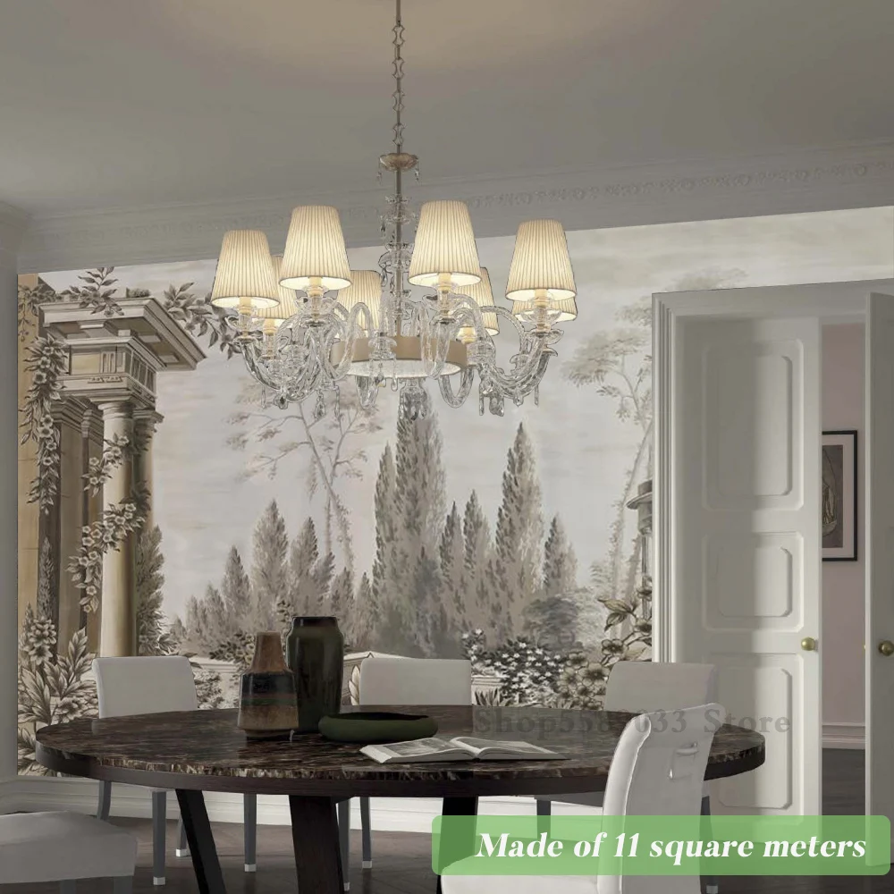 European Courtyard Vintage Home Wallpaper Large Size Custom Painting For Wall Decor Bedroom Study Office Renovation Art Ornament